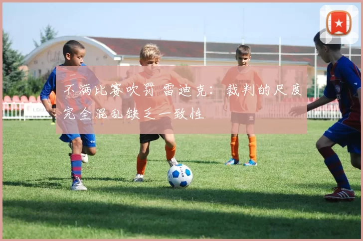 不满比赛吹罚 雷迪克：裁判的尺度完全混乱缺乏一致性